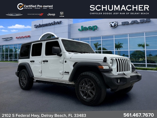 used 2024 Jeep Wrangler car, priced at $31,888
