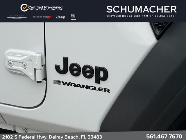 used 2024 Jeep Wrangler car, priced at $31,888