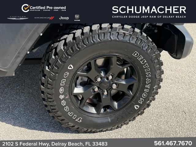 used 2022 Jeep Wrangler car, priced at $27,000