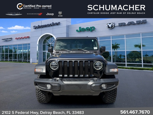 used 2022 Jeep Wrangler car, priced at $27,000