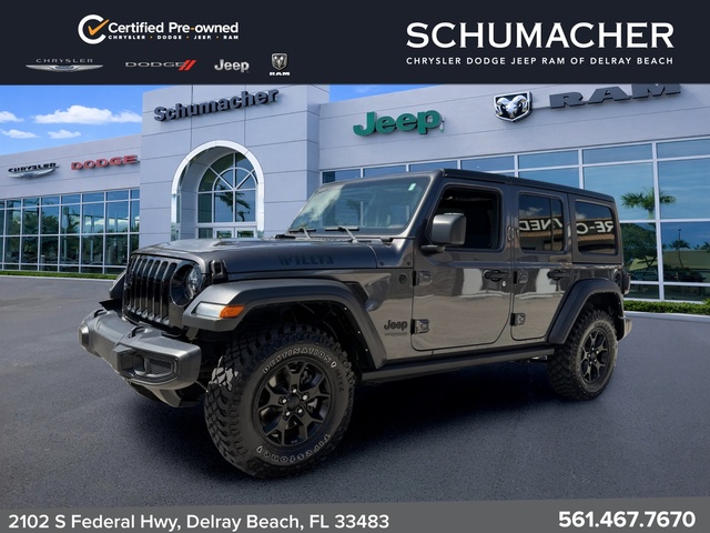 used 2022 Jeep Wrangler car, priced at $27,000