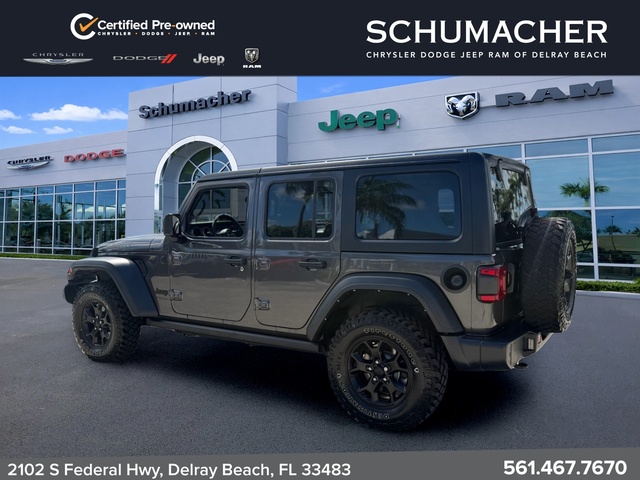 used 2022 Jeep Wrangler car, priced at $27,000