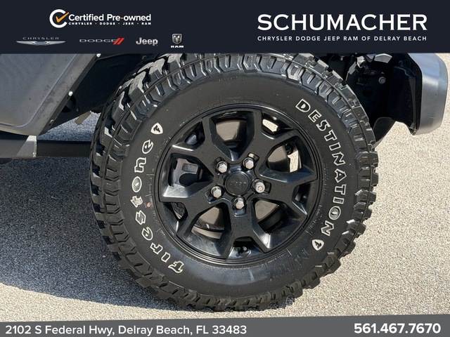 used 2022 Jeep Wrangler car, priced at $27,000