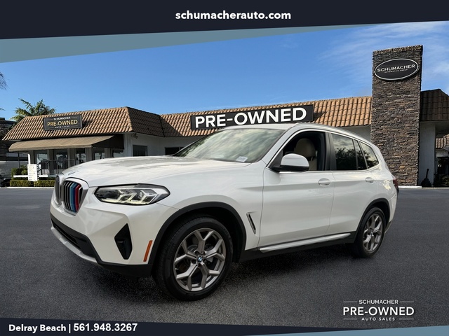 used 2022 BMW X3 car, priced at $26,998
