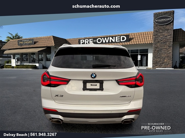 used 2022 BMW X3 car, priced at $26,998