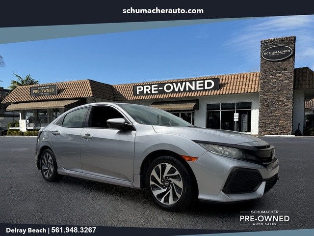 used 2019 Honda Civic Hatchback car, priced at $12,888