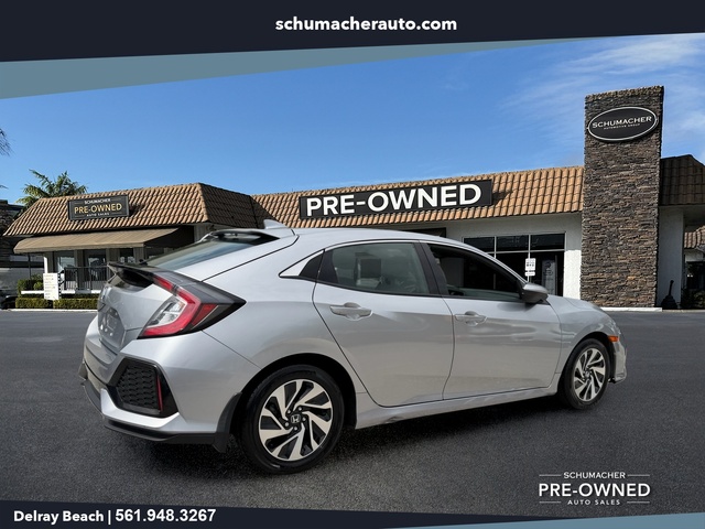 used 2019 Honda Civic Hatchback car, priced at $12,888