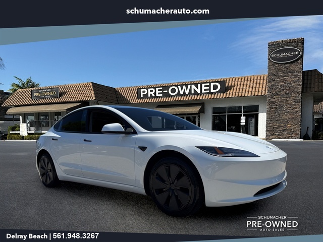 used 2025 Tesla Model 3 car, priced at $37,977
