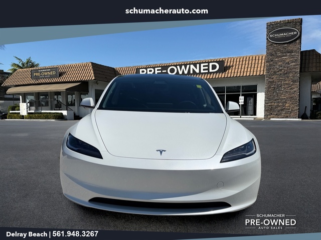 used 2025 Tesla Model 3 car, priced at $37,977