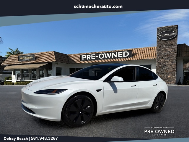 used 2025 Tesla Model 3 car, priced at $37,977