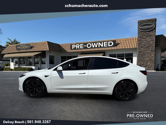 used 2025 Tesla Model 3 car, priced at $37,977