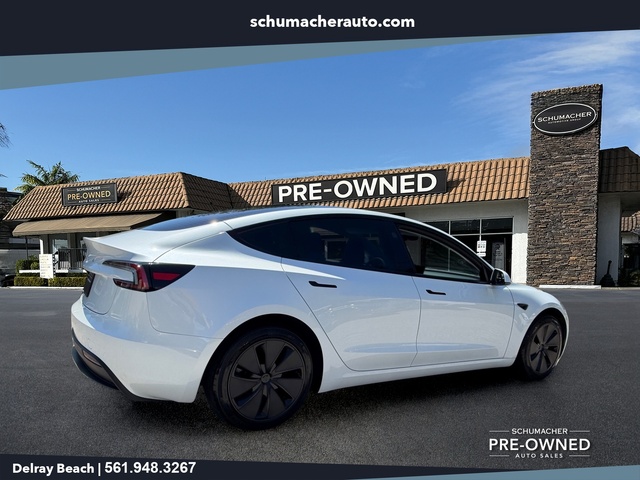 used 2025 Tesla Model 3 car, priced at $37,977
