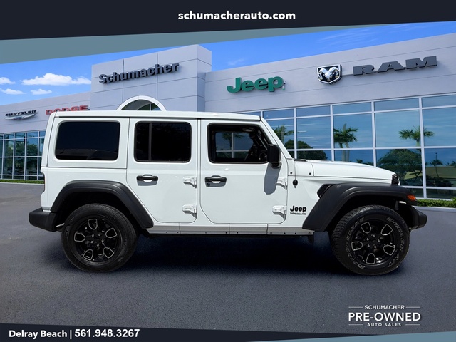 used 2022 Jeep Wrangler car, priced at $25,998