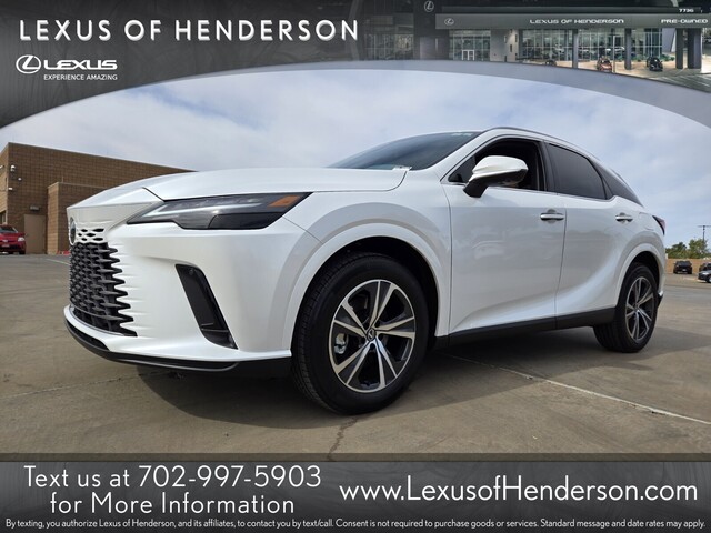 White 2026 Lexus RX Hybrid 350h AWD SUV / Crossover All-Wheel Drive Continuously Variable Transmission