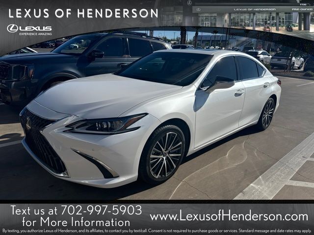 White Pearl 2024 Lexus ES Sedan Front-Wheel Drive 8-Speed Automatic