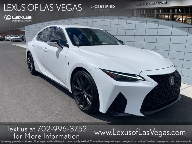 Ultra White 2025 Lexus IS 300 F Sport Design RWD Sedan Rear-Wheel Drive Automatic