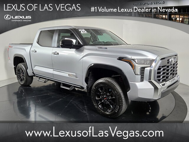 Celestial Silver Metallic 2025 Toyota Tundra Hybrid Pickup Truck Four-Wheel Drive Automatic