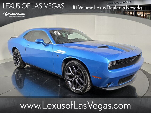 Blue Pearl 2023 Dodge Challenger Coupe Rear-Wheel Drive Automatic