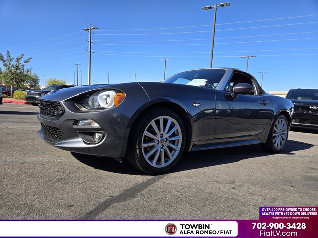 Meteor Gray 2017 FIAT 124 Spider Convertible Rear-Wheel Drive 6-Speed Manual