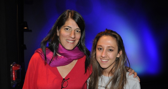 'Somewhere Between' Film Director Linda Goldstein Knowlon with Jenna Lifshatz