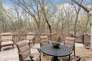 Newer deck convenient to the kitchen-enjoy summer outdoor eating