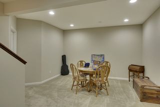 Basement flex space for games, crafts, etc.