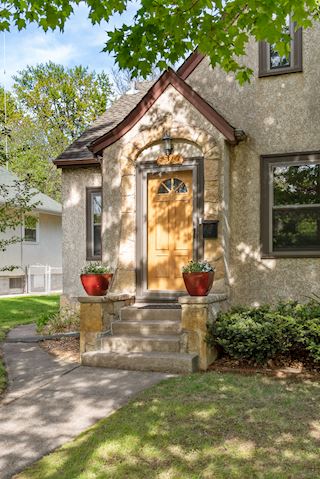 Welcoming front door