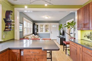 Kitchen, looking toward living room