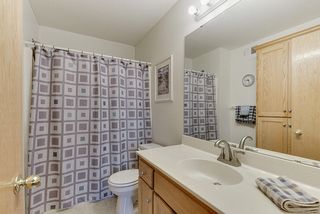 Main level bath with linen closet