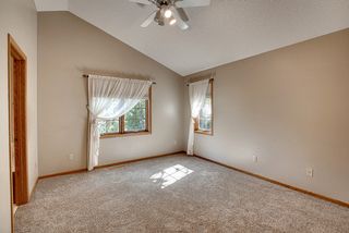 Master with vaulted ceiling.