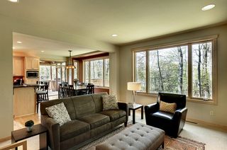 Large banks of windows let the outside in