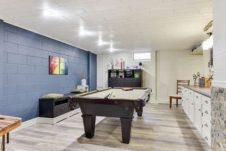 Lower level entertainment area