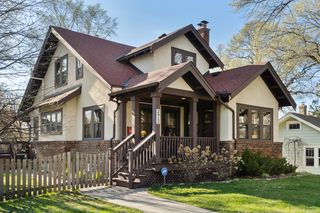 2912 Natchez Ave S  3 Bedroom, 2 Bath home in St Louis Park sits high on  the lot.