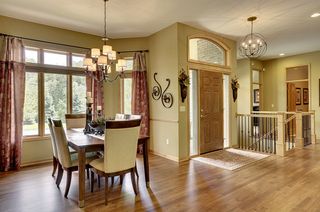 Hickory hardwood floors on most of the main level