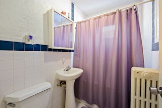 Upper unit bathroom