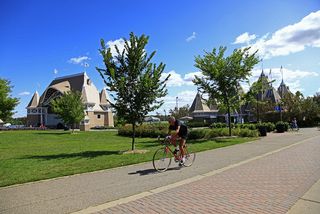 View by foot or wheels!