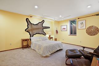 Lower Level with egress window can be used as a Bedroom or Family/Media room. The Laundry and Storage Room are also here.