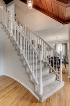 Curved stairway...