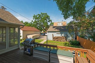 Large deck off screened porch