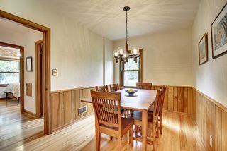Sizable dining room.