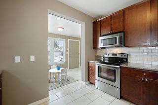 Kitchen looking into mudroom