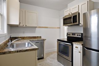 Kitchen with nice stainless appliances