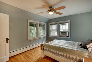 Master bedroom - with beautiful views of the trees out back
