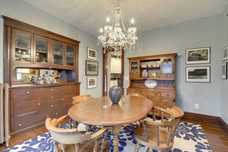 Dine in style! You will find the Original Built-In Buffet and a stunning Crystal Chandelier! 