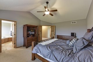 Spacious for a king sized bed, night stands, and a couple of dressers