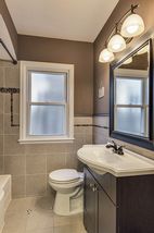 Nicely remodeled full bath on main level...