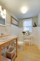 The 2nd Floor features this CHARMING Half-Bathroom! 