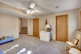 Doors connecting utility and laundry space.