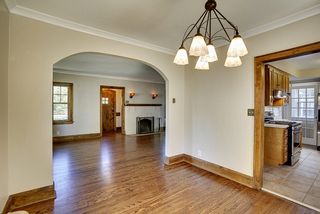 The dining rooms conveniently serves as the entertaining hub with easy access from both living room and kitchen.