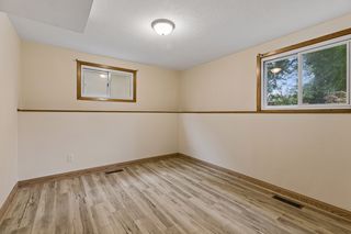 Spacious lower-level  fourth bedroom with lots of natural light